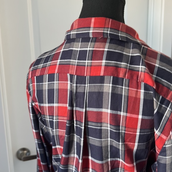 Banana Republic Plaid Shirt Dress - Picture 6 of 9
